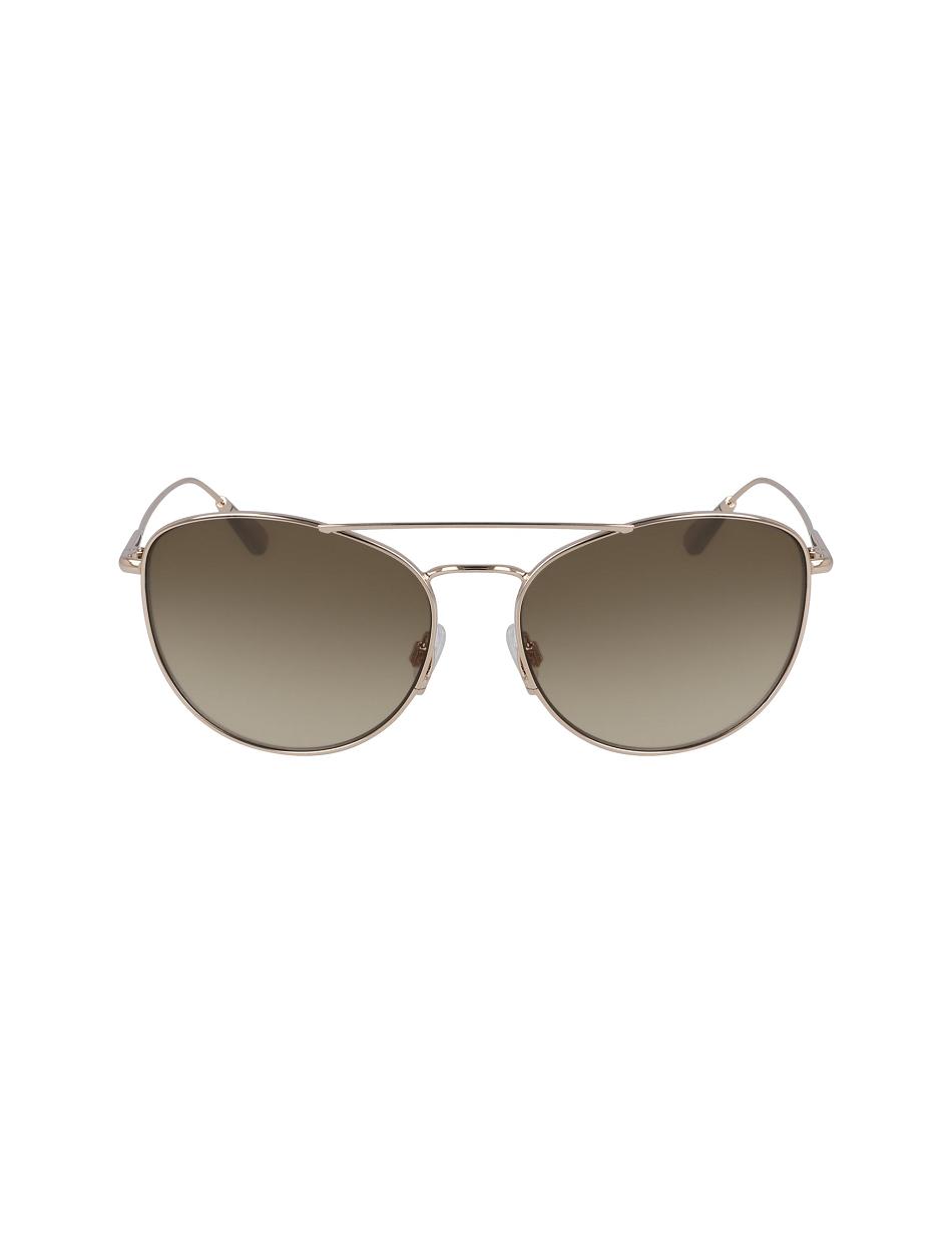 Taille moyenne Anne Klein Metal Trendy Aviator Sunglasses   | GKH-2144345